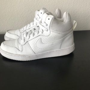 white high top nikes